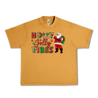 Peanut Butter Holly Jolly vibes Christmas with Santa Urban Heavy Tee - NancyCooperArtShop