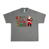 Tornado Holly Jolly vibes Christmas with Santa Urban Heavy Tee - NancyCooperArtShop