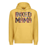 Antique Gold inked mama Premium Hoodie - JahusDesignShop