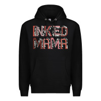 Black inked mama Premium Hoodie - JahusDesignShop