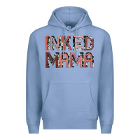 Colony Blue inked mama Premium Hoodie - JahusDesignShop