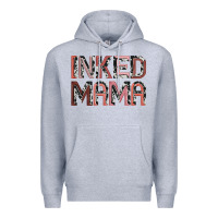 Heather Grey inked mama Premium Hoodie - JahusDesignShop