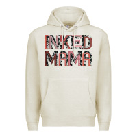 Oatmeal Heather inked mama Premium Hoodie - JahusDesignShop