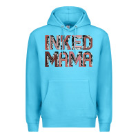 Ocean Blue inked mama Premium Hoodie - JahusDesignShop