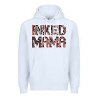 White inked mama Premium Hoodie - JahusDesignShop