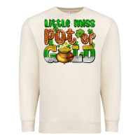 Sandshell St. Patrick's little miss pot of gold Premium Sweatshirt - OliviaCreatesArt