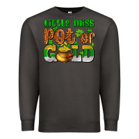 Smoke St. Patrick's little miss pot of gold Premium Sweatshirt - OliviaCreatesArt