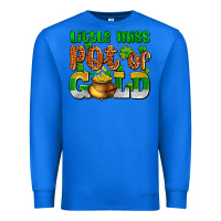 True Royal St. Patrick's little miss pot of gold Premium Sweatshirt - OliviaCreatesArt