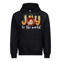 Black Joy To The World Urban Hoodie - CowhideDigitalArt