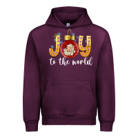 Mauve Wine Joy To The World Urban Hoodie - CowhideDigitalArt