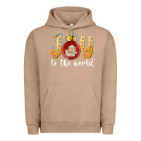 Pigment Burro Joy To The World Urban Hoodie - CowhideDigitalArt