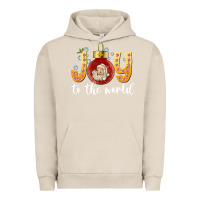 Pigment French Oak Joy To The World Urban Hoodie - CowhideDigitalArt