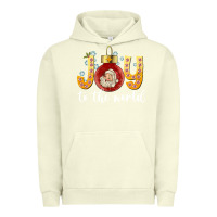 Pigment Pistachio Joy To The World Urban Hoodie - CowhideDigitalArt