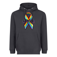 Smoke pride lgbtq awareness ribbon Heavyweight Hoodie - OliviaCreatesArt