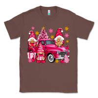 Chestnut Pink christmas gnomes truck Classic Tee - NancyCooperArtShop