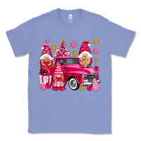 Colony Blue Pink christmas gnomes truck Classic Tee - NancyCooperArtShop