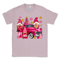 Lilac Pink christmas gnomes truck Classic Tee - NancyCooperArtShop