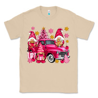 Mushroom Pink christmas gnomes truck Classic Tee - NancyCooperArtShop