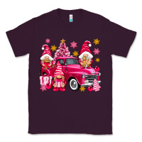 Plum Pink christmas gnomes truck Classic Tee - NancyCooperArtShop