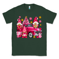 Sports Green Pink christmas gnomes truck Classic Tee - NancyCooperArtShop