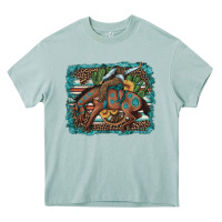 Arona bucking bronco cowboy rodeo cactus and sunflowers Heavy Core Tee - Artiststas