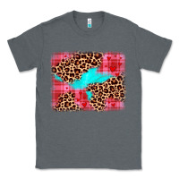 Charcoal Heather valentine's day leopard background Classic Tee - JahusDesignShop