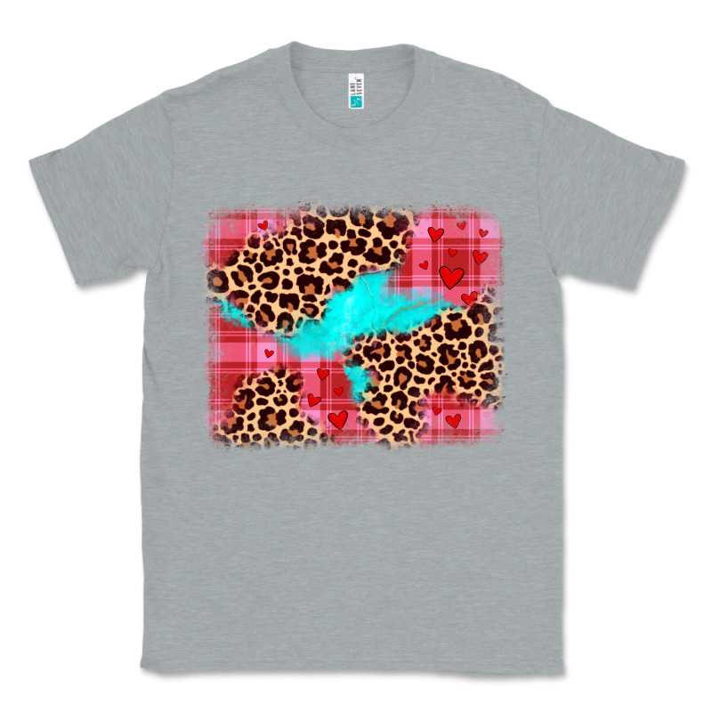Valentine's Day Leopard Background Classic Tee by JahusDesignShop | Teevron