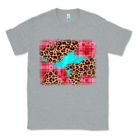 Heather Grey valentine's day leopard background Classic Tee - JahusDesignShop