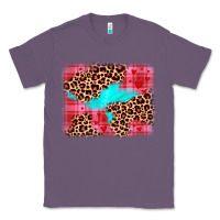 Lavender valentine's day leopard background Classic Tee - JahusDesignShop