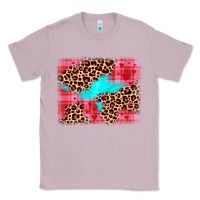 Lilac valentine's day leopard background Classic Tee - JahusDesignShop