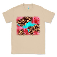 Mushroom valentine's day leopard background Classic Tee - JahusDesignShop