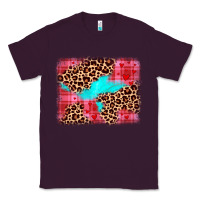 Plum valentine's day leopard background Classic Tee - JahusDesignShop
