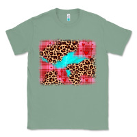 Sage valentine's day leopard background Classic Tee - JahusDesignShop