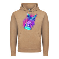 Vintage Coffee mermaid Vintage Hoodie - Jasminsmagicworld