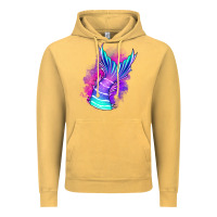Vintage Mustard mermaid Vintage Hoodie - Jasminsmagicworld