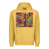 Antique Gold Colorful leopard lightning bolt tumbler mother's Premium Hoodie - HowdyJamesFarm