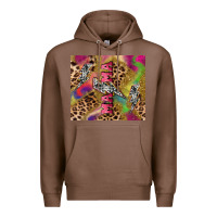 Chestnut Colorful leopard lightning bolt tumbler mother's Premium Hoodie - HowdyJamesFarm