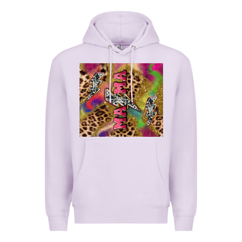 Colorful Leopard Lightning Bolt Tumbler Mother's Premium Hoodie by HowdyJamesFarm | Teevron