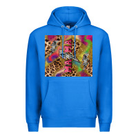 True Royal Colorful leopard lightning bolt tumbler mother's Premium Hoodie - HowdyJamesFarm