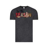 Vintage Black tis the season christmas debbie cake Vintage Tee - MaliasSmallBusiness