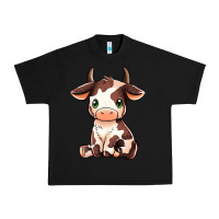 Black Baby Brown Cow Urban Heavy Tee - MaliasSmallBusiness