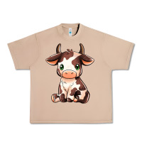Burro Baby Brown Cow Urban Heavy Tee - MaliasSmallBusiness