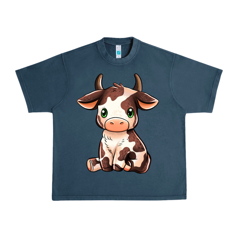 Baby Brown Cow Urban Heavy Tee by MaliasSmallBusiness | Teevron
