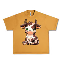 Peanut Butter Baby Brown Cow Urban Heavy Tee - MaliasSmallBusiness