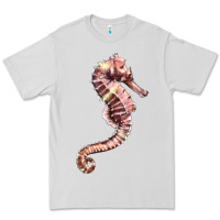 Dove Grey pink seahorse Premium Tee - LillyAllenDesigns