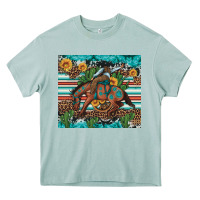 Arona bucking bronco cowboy rodeo cactus and sunflowers Heavy Core Tee - Artiststas