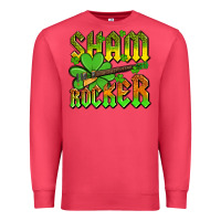 Cardinal St. Patrick’s Day sham rocker with guitar Premium Sweatshirt - OliviaCreatesArt
