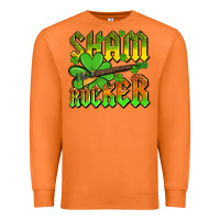 Carrot St. Patrick’s Day sham rocker with guitar Premium Sweatshirt - OliviaCreatesArt