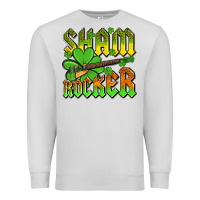 Dove Grey St. Patrick’s Day sham rocker with guitar Premium Sweatshirt - OliviaCreatesArt
