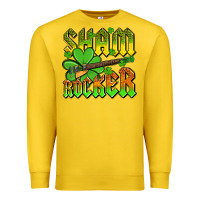 Lemon St. Patrick’s Day sham rocker with guitar Premium Sweatshirt - OliviaCreatesArt